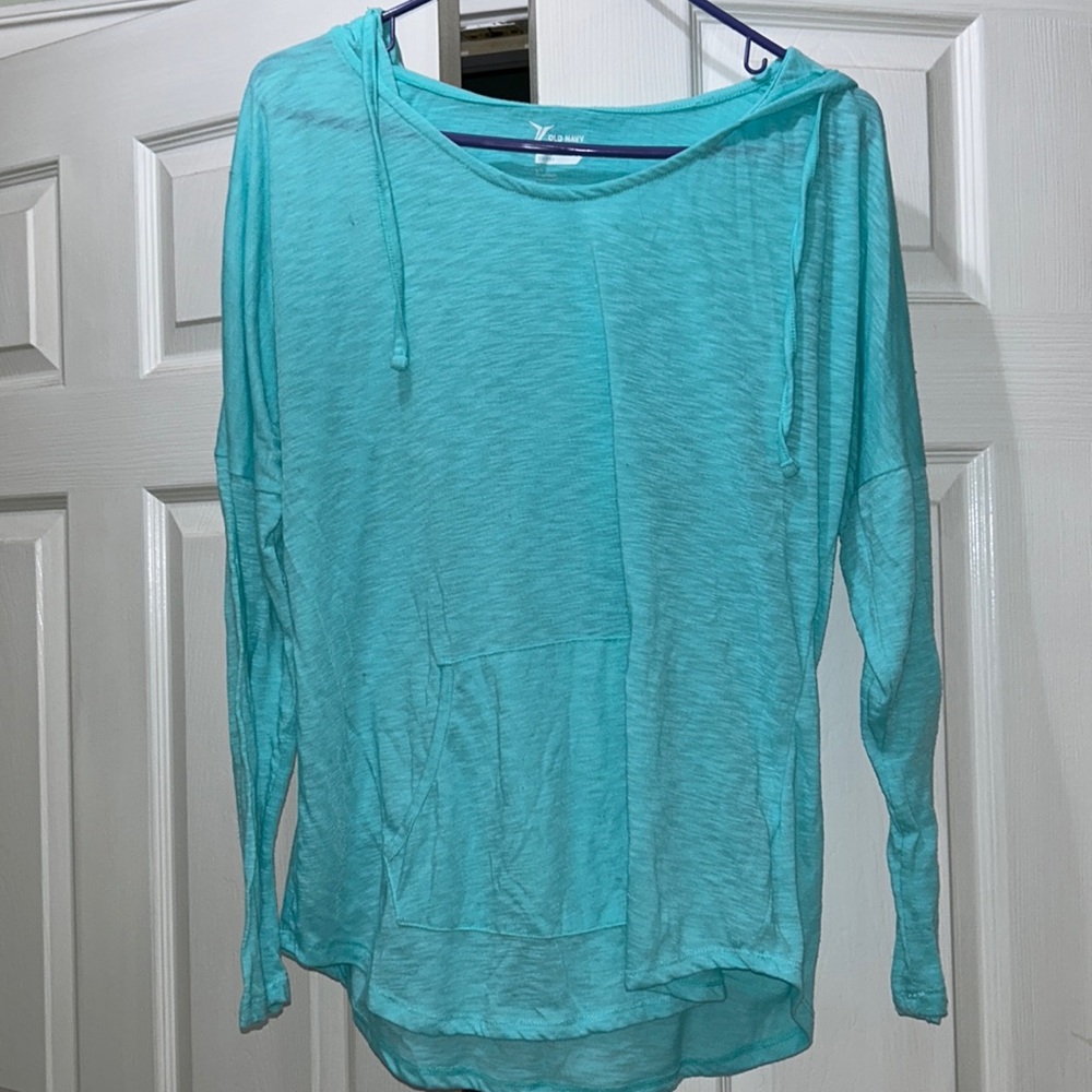 Old Navy tissue/tshirt pullover hoodie size Large